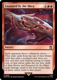 Ensnared by the Mara (Surge Foil) - Universes Beyond: Doctor Who - Magic: The Gathering card