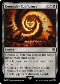 Doomsday Confluence (Surge Foil) - Universes Beyond: Doctor Who - Magic: The Gathering card