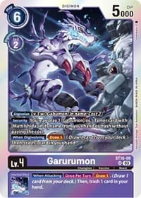 Garurumon - Starter Deck 16: Wolf of Friendship - Digimon Card Game card