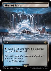 River of Tears (Extended Art) - Universes Beyond: Doctor Who - Magic: The Gathering card