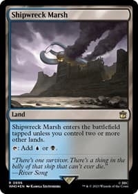Shipwreck Marsh (Surge Foil) - Universes Beyond: Doctor Who - Magic: The Gathering card