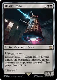 Dalek Drone (Surge Foil) - Universes Beyond: Doctor Who - Magic: The Gathering card
