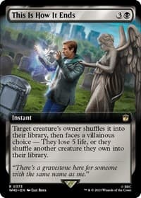 This Is How It Ends (Extended Art) - Universes Beyond: Doctor Who - Magic: The Gathering card