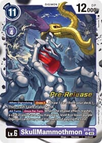 SkullMammothmon - Starter Deck 16: Wolf of Friendship Pre-Release Cards - Digimon Card Game card