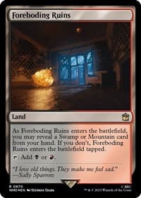 Foreboding Ruins (Surge Foil) - Universes Beyond: Doctor Who - Magic: The Gathering card