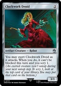 Clockwork Droid (Surge Foil) - Universes Beyond: Doctor Who - Magic: The Gathering card