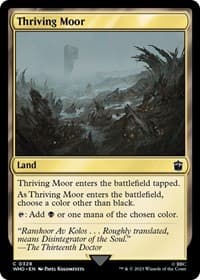 Thriving Moor - Universes Beyond: Doctor Who - Magic: The Gathering card