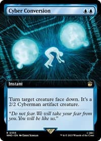 Cyber Conversion (Extended Art) - Universes Beyond: Doctor Who - Magic: The Gathering card