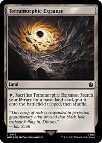 Terramorphic Expanse (Surge Foil) - Universes Beyond: Doctor Who - Magic: The Gathering card