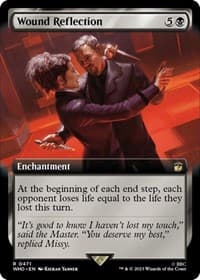 Wound Reflection (Extended Art) - Universes Beyond: Doctor Who - Magic: The Gathering card