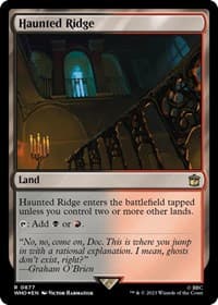 Haunted Ridge (Surge Foil) - Universes Beyond: Doctor Who - Magic: The Gathering card