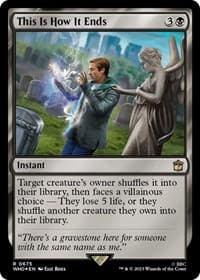 This Is How It Ends (Surge Foil) - Universes Beyond: Doctor Who - Magic: The Gathering card