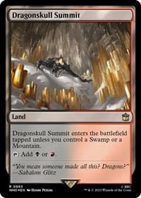 Dragonskull Summit (Surge Foil) - Universes Beyond: Doctor Who - Magic: The Gathering card