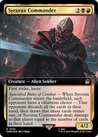 Sycorax Commander (Extended Art) (Surge Foil) - Universes Beyond: Doctor Who - Magic: The Gathering card