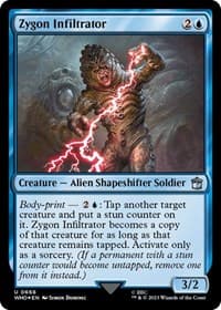 Zygon Infiltrator (Surge Foil) - Universes Beyond: Doctor Who - Magic: The Gathering card
