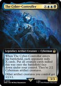 The Cyber-Controller (Extended Art) - Universes Beyond: Doctor Who - Magic: The Gathering card