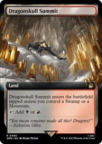Dragonskull Summit (Extended Art) - Universes Beyond: Doctor Who - Magic: The Gathering card
