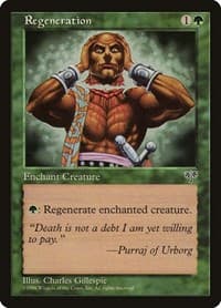 Regeneration - Mirage - Magic: The Gathering card