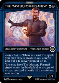 The Master, Formed Anew (Showcase) (Surge Foil) - Universes Beyond: Doctor Who - Magic: The Gathering card