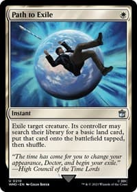 Path to Exile - Universes Beyond: Doctor Who - Magic: The Gathering card