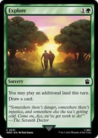Explore - Universes Beyond: Doctor Who - Magic: The Gathering card