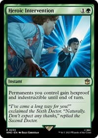 Heroic Intervention - Universes Beyond: Doctor Who - Magic: The Gathering card