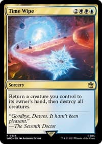 Time Wipe - Universes Beyond: Doctor Who - Magic: The Gathering card