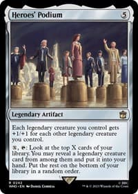 Heroes' Podium - Universes Beyond: Doctor Who - Magic: The Gathering card