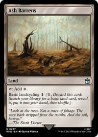 Ash Barrens - Universes Beyond: Doctor Who - Magic: The Gathering card