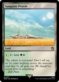 Sungrass Prairie - Universes Beyond: Doctor Who - Magic: The Gathering card