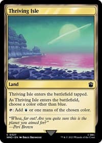 Thriving Isle - Universes Beyond: Doctor Who - Magic: The Gathering card