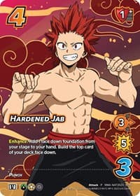 Hardened Jab (Pro Hero Nationals 2023) - UniVersus: My Hero Academia Promo Cards - UniVersus card