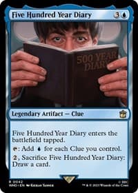 Five Hundred Year Diary - Universes Beyond: Doctor Who - Magic: The Gathering card