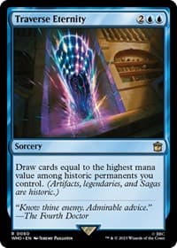 Traverse Eternity - Universes Beyond: Doctor Who - Magic: The Gathering card
