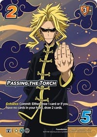 Passing the Torch (Pro Hero Nationals 2023) - UniVersus: My Hero Academia Promo Cards - UniVersus card