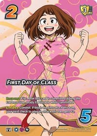 First Day of Class (Pro Hero Nationals 2023) - UniVersus: My Hero Academia Promo Cards - UniVersus card