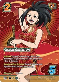 Quick Creation (Pro Hero Nationals 2023) - UniVersus: My Hero Academia Promo Cards - UniVersus card
