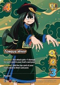Tongue Whip (Pro Hero Nationals 2023) - UniVersus: My Hero Academia Promo Cards - UniVersus card