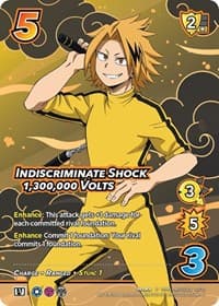 Indiscriminate Shock 1,300,000 Volts (Pro Hero Nationals 2023) - UniVersus: My Hero Academia Promo Cards - UniVersus card