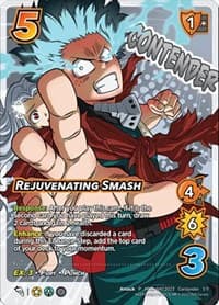 Rejuvenating Smash (Pro Hero Nationals 2023 Contender) - UniVersus: My Hero Academia Promo Cards - UniVersus card