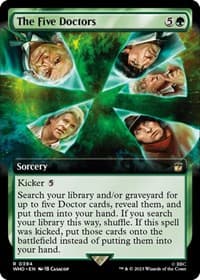 The Five Doctors (Extended Art) - Universes Beyond: Doctor Who - Magic: The Gathering card