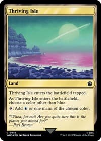 Thriving Isle (Surge Foil) - Universes Beyond: Doctor Who - Magic: The Gathering card