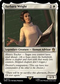 Barbara Wright - Universes Beyond: Doctor Who - Magic: The Gathering card