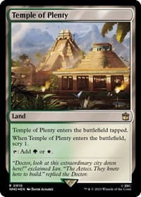 Temple of Plenty (Surge Foil) - Universes Beyond: Doctor Who - Magic: The Gathering card