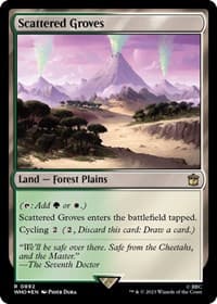 Scattered Groves (Surge Foil) - Universes Beyond: Doctor Who - Magic: The Gathering card