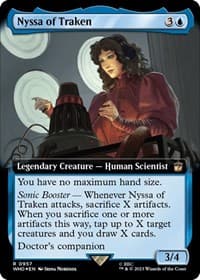 Nyssa of Traken (Extended Art) (Surge Foil) - Universes Beyond: Doctor Who - Magic: The Gathering card