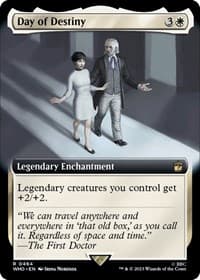 Day of Destiny (Extended Art) - Universes Beyond: Doctor Who - Magic: The Gathering card