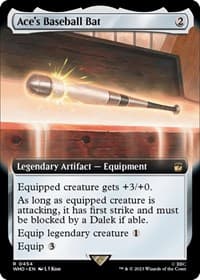 Ace's Baseball Bat (Extended Art) - Universes Beyond: Doctor Who - Magic: The Gathering card
