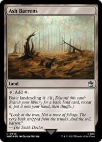 Ash Barrens (Surge Foil) - Universes Beyond: Doctor Who - Magic: The Gathering card
