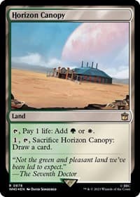 Horizon Canopy (Surge Foil) - Universes Beyond: Doctor Who - Magic: The Gathering card